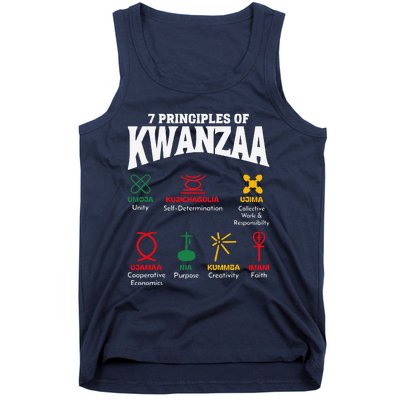 7 Principles Of Kwanzaa African American Pride Tank Top