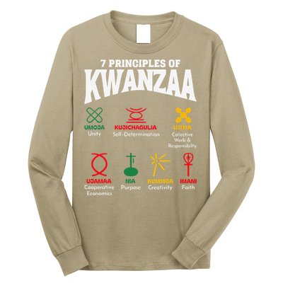 7 Principles Of Kwanzaa African American Pride Long Sleeve Shirt