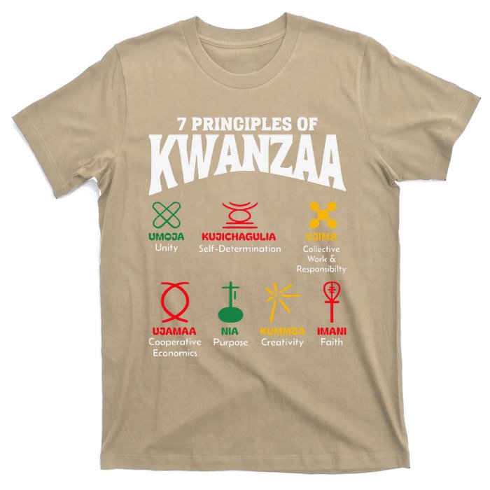 7 Principles Of Kwanzaa African American Pride T-Shirt