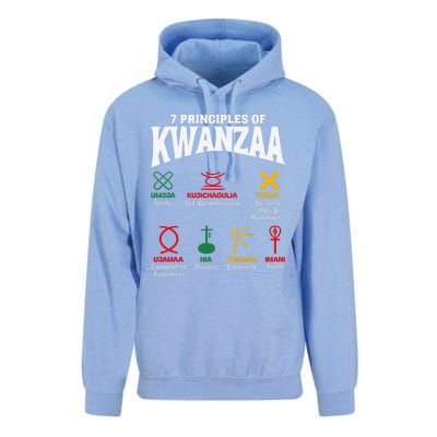 7 Principles Of Kwanzaa African American Pride Unisex Surf Hoodie