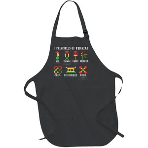 7 Principles Of Kwanzaa Jewish Happy Kwanzaa Full-Length Apron With Pockets