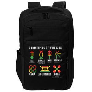 7 Principles Of Kwanzaa Jewish Happy Kwanzaa Impact Tech Backpack