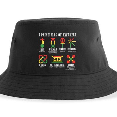 7 Principles Of Kwanzaa Jewish Happy Kwanzaa Sustainable Bucket Hat
