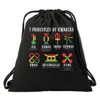 7 Principles Of Kwanzaa Jewish Happy Kwanzaa Drawstring Bag