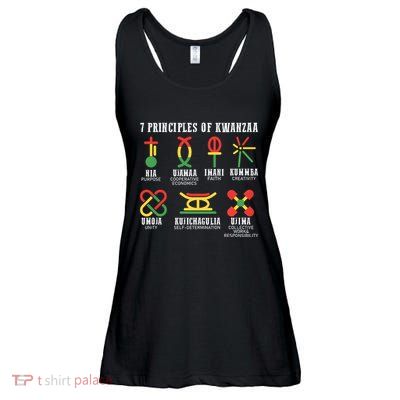 7 Principles Of Kwanzaa Jewish Happy Kwanzaa Ladies Essential Flowy Tank