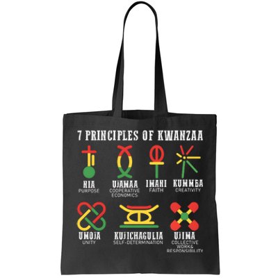 7 Principles Of Kwanzaa Jewish Happy Kwanzaa Tote Bag