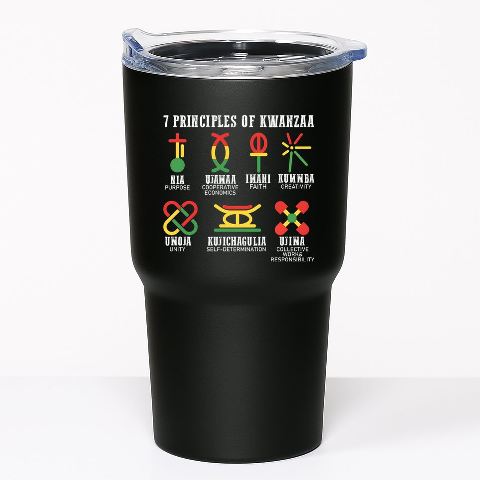 7 Principles Of Kwanzaa Jewish Happy Kwanzaa Tumbler