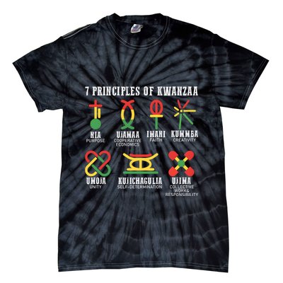 7 Principles Of Kwanzaa Jewish Happy Kwanzaa Tie-Dye T-Shirt