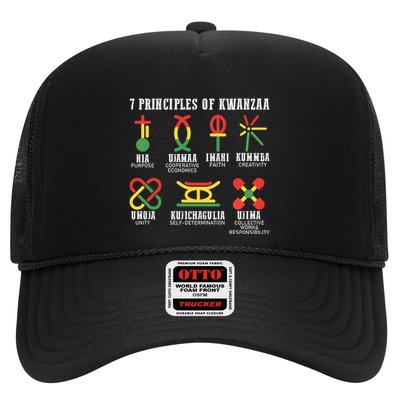 7 Principles Of Kwanzaa Jewish Happy Kwanzaa Trucker Hat