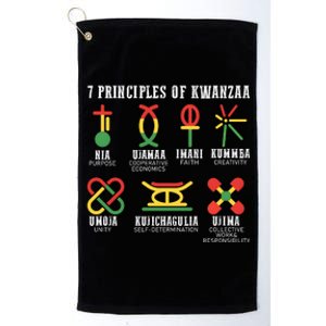 7 Principles Of Kwanzaa Jewish Happy Kwanzaa Platinum Collection Golf Towel