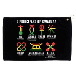 7 Principles Of Kwanzaa Jewish Happy Kwanzaa Grommeted Golf Towel