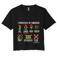 7 Principles Of Kwanzaa Jewish Happy Kwanzaa Women's Crop Top Tee
