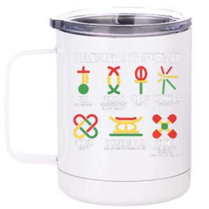 7 Principles Of Kwanzaa Jewish Happy Kwanzaa 12 oz Stainless Steel Tumbler Cup