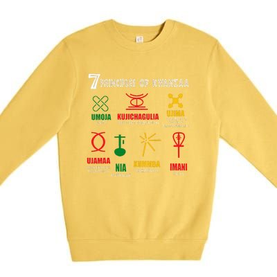 7 Principles Of Kwanzaa Premium Crewneck Sweatshirt