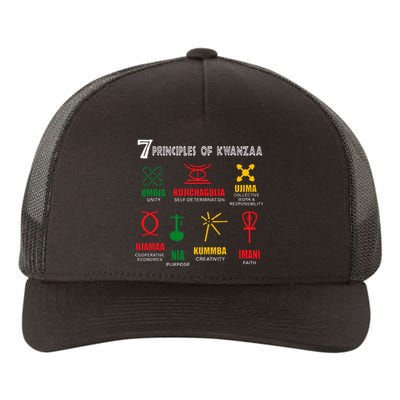 7 Principles Of Kwanzaa Yupoong Adult 5-Panel Trucker Hat