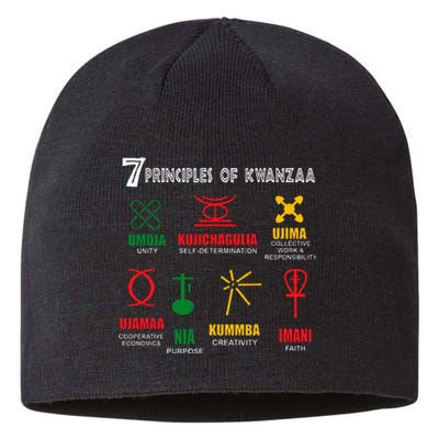 7 Principles Of Kwanzaa Sustainable Beanie