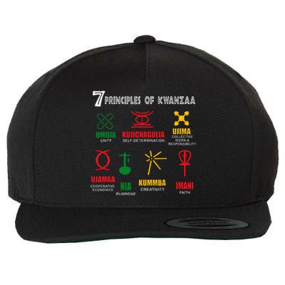 7 Principles Of Kwanzaa Wool Snapback Cap