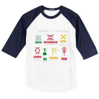 7 Principles Of Kwanzaa Baseball Sleeve Shirt