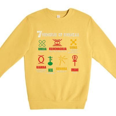 7 Principles Of Kwanzaa Premium Crewneck Sweatshirt