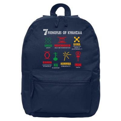 7 Principles Of Kwanzaa 16 in Basic Backpack