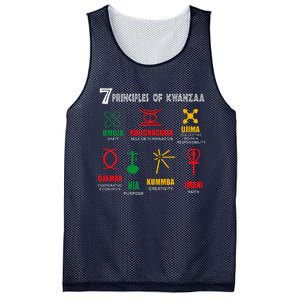 7 Principles Of Kwanzaa Mesh Reversible Basketball Jersey Tank