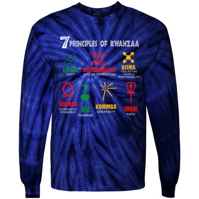 7 Principles Of Kwanzaa Tie-Dye Long Sleeve Shirt