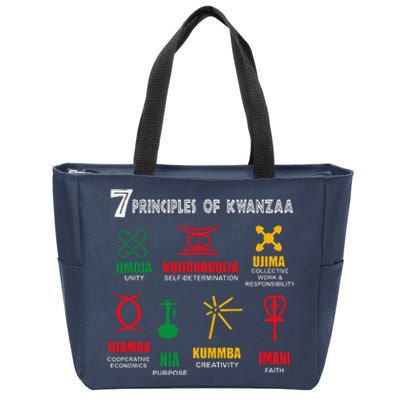 7 Principles Of Kwanzaa Zip Tote Bag