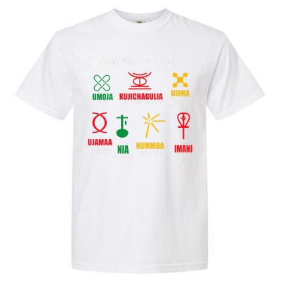 7 Principles Of Kwanzaa Garment-Dyed Heavyweight T-Shirt