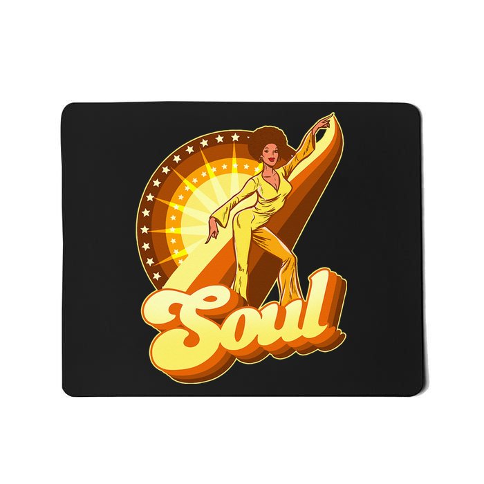 70s Retro 70s Soul Funk Retro Vintage Mousepad