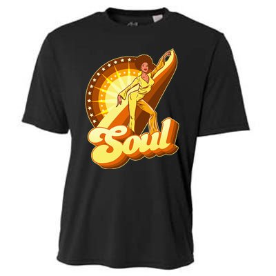 70s Retro 70s Soul Funk Retro Vintage Cooling Performance Crew T-Shirt