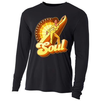 70s Retro 70s Soul Funk Retro Vintage Cooling Performance Long Sleeve Crew