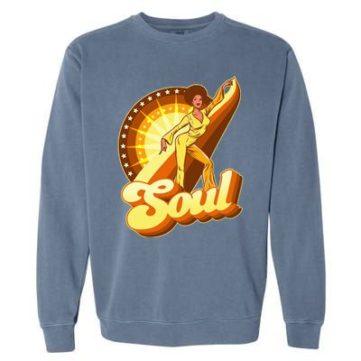 70s Retro 70s Soul Funk Retro Vintage Garment-Dyed Sweatshirt