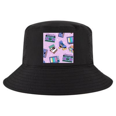 70s Retro Nostalgic Pattern Cool Comfort Performance Bucket Hat
