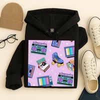 70s Retro Nostalgic Pattern Hoodie