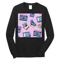70s Retro Nostalgic Pattern Long Sleeve Shirt
