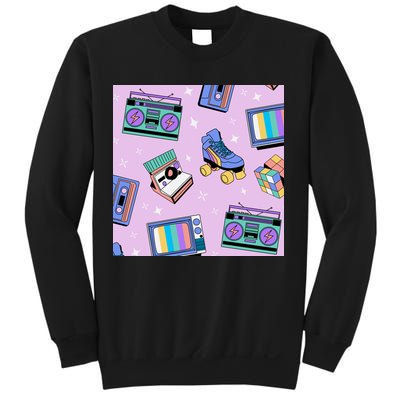 70s Retro Nostalgic Pattern Sweatshirt
