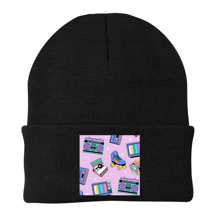 70s Retro Nostalgic Pattern Beanie