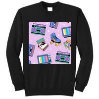 70s Retro Nostalgic Pattern Tall Sweatshirt