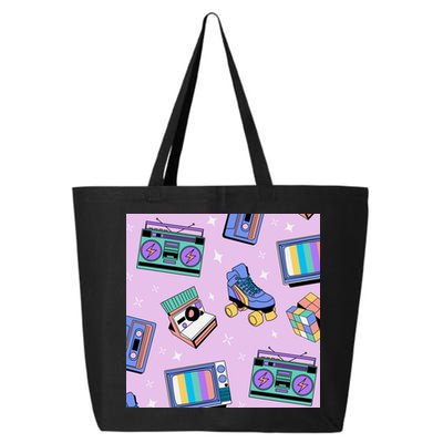 70s Retro Nostalgic Pattern 25L Jumbo Tote