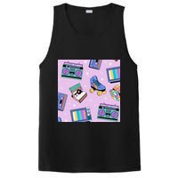 70s Retro Nostalgic Pattern PosiCharge Competitor Tank