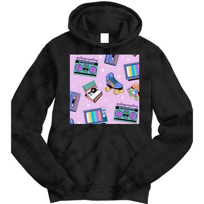 70s Retro Nostalgic Pattern Tie Dye Hoodie