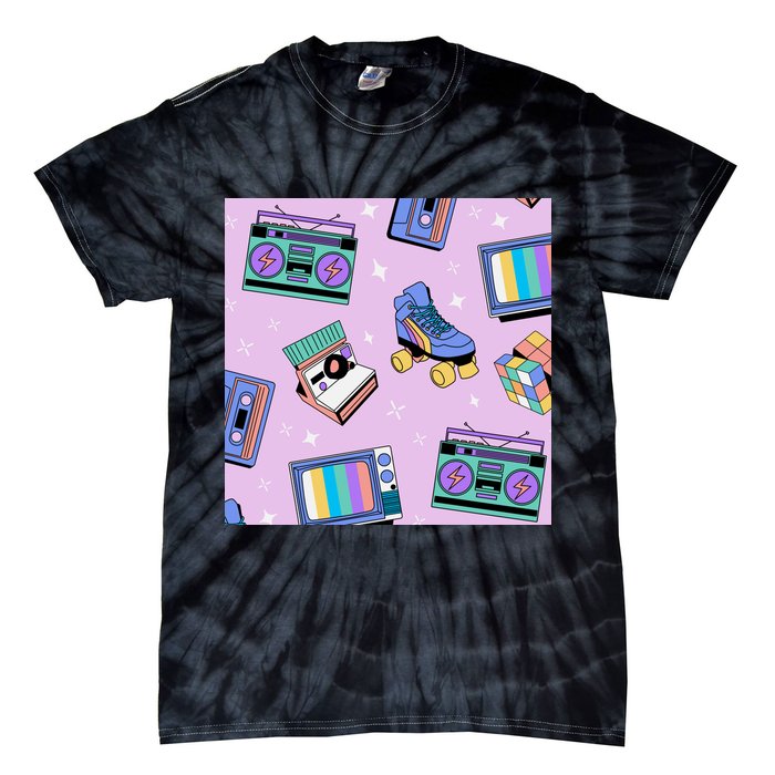 70s Retro Nostalgic Pattern Tie-Dye T-Shirt