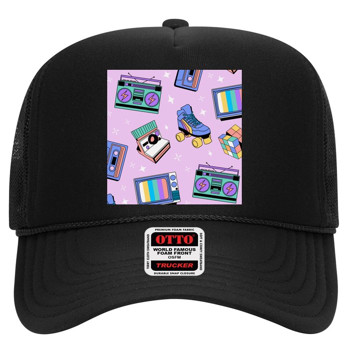 70s Retro Nostalgic Pattern Hat