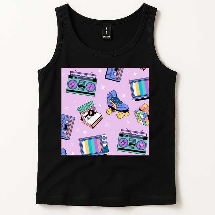 70s Retro Nostalgic Pattern Tank Top