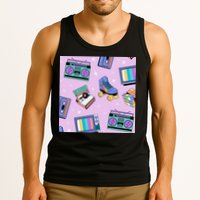 70s Retro Nostalgic Pattern Tank Top
