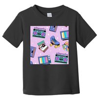 70s Retro Nostalgic Pattern Toddler T-Shirt