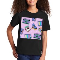 70s Retro Nostalgic Pattern Kids T-Shirt