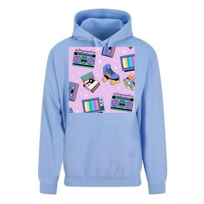 70s Retro Nostalgic Pattern Unisex Surf Hoodie