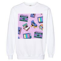 70s Retro Nostalgic Pattern Garment-Dyed Sweatshirt