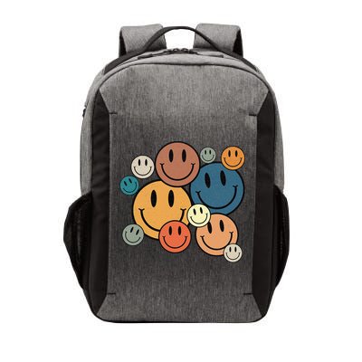 70s Retro Smile Face Cute Happy Peace Smiling Face Vector Backpack